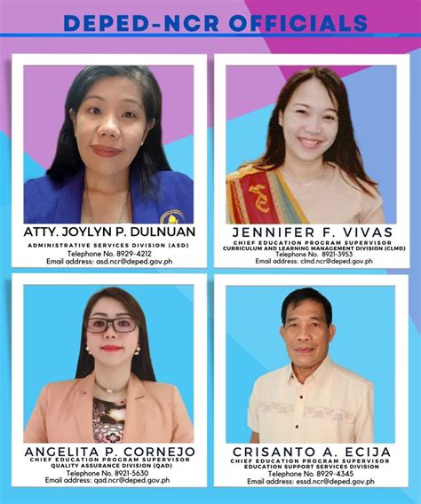 deped tapat|DIRECTORY OF DEPED NCR OFFICIALS .